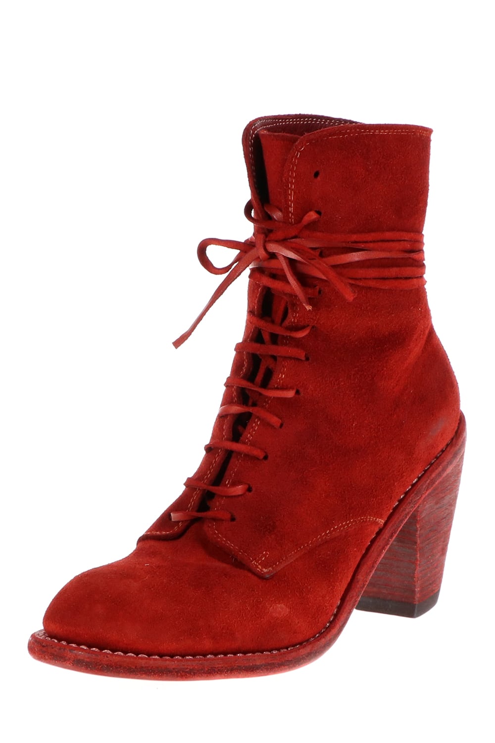 3005 - High Heel Laced Up Boots