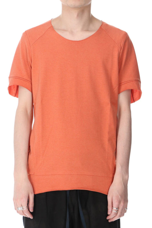 UNISEX WOVEN TUCK DARTS S/S T-SHIRT Physalis Orange