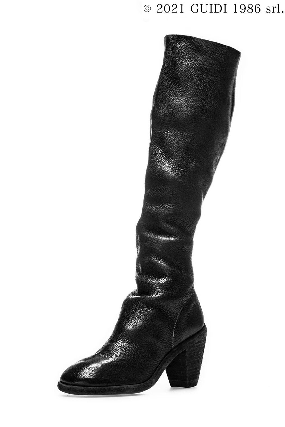 3010 - High Heel Long Back Zip Boots