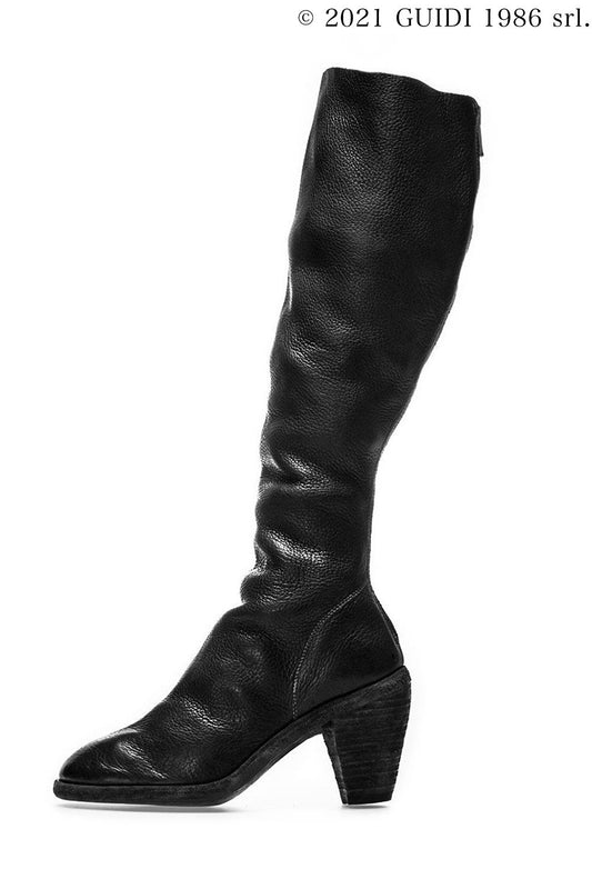 3010 - High Heel Long Back Zip Boots