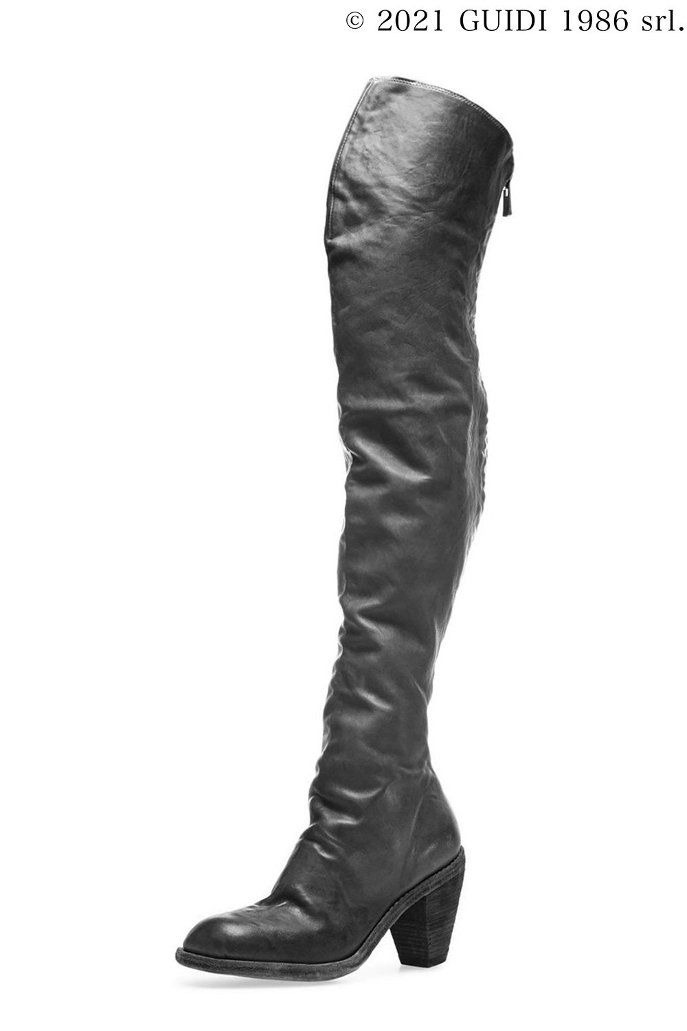 3012 - Back Zip Over-The-Knee Boots