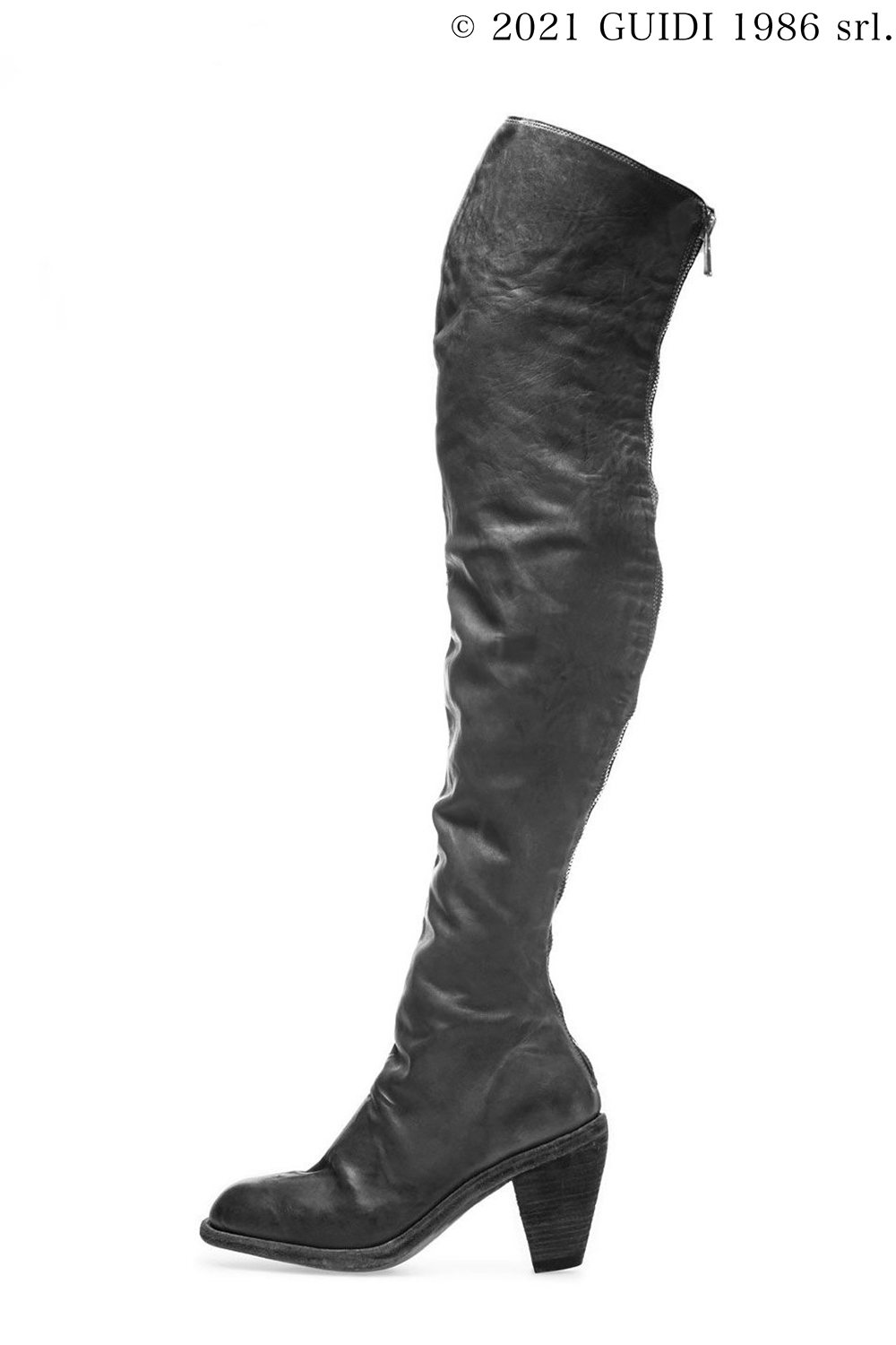 3012 - Back Zip Over-The-Knee Boots