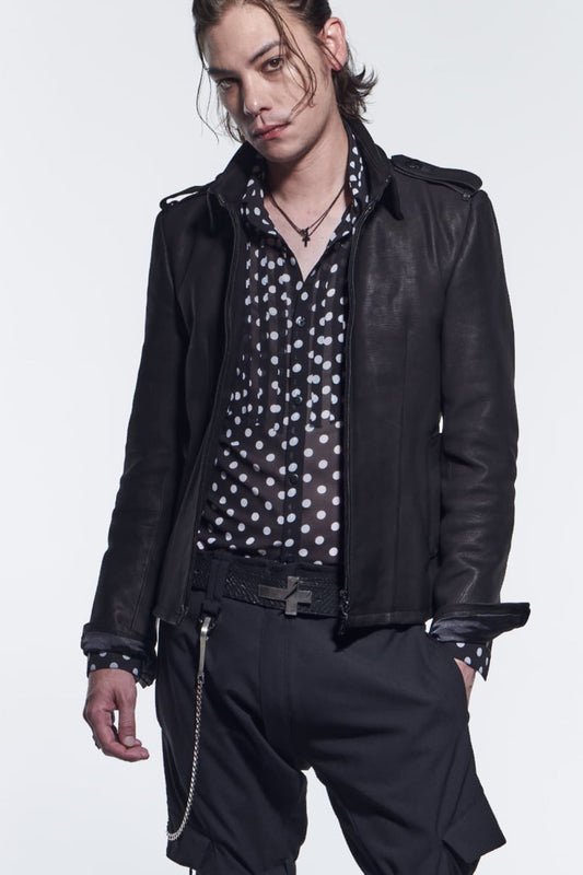 High Collar Short Blouson