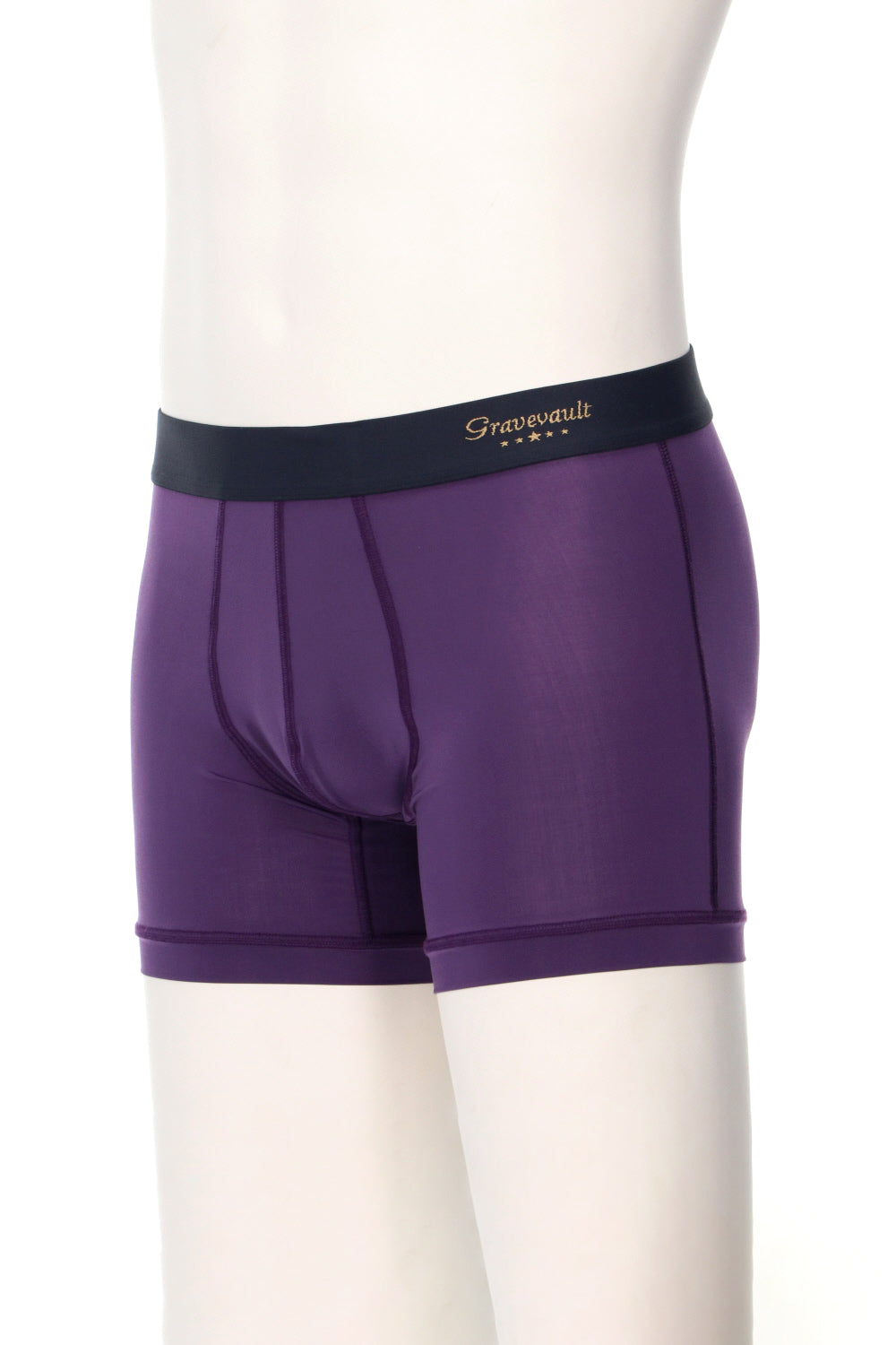 Plain Short Boxer Dark Violet