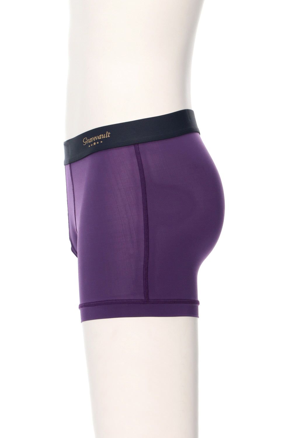 Plain Short Boxer Dark Violet