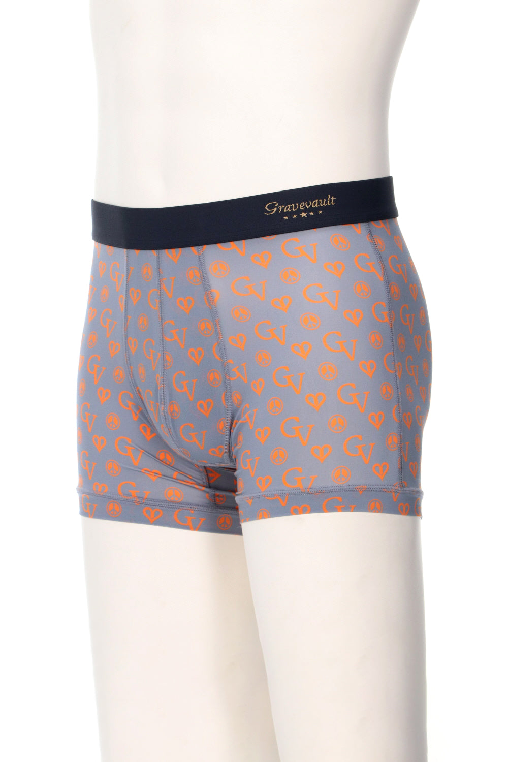GVMonogram Short Boxer Gray