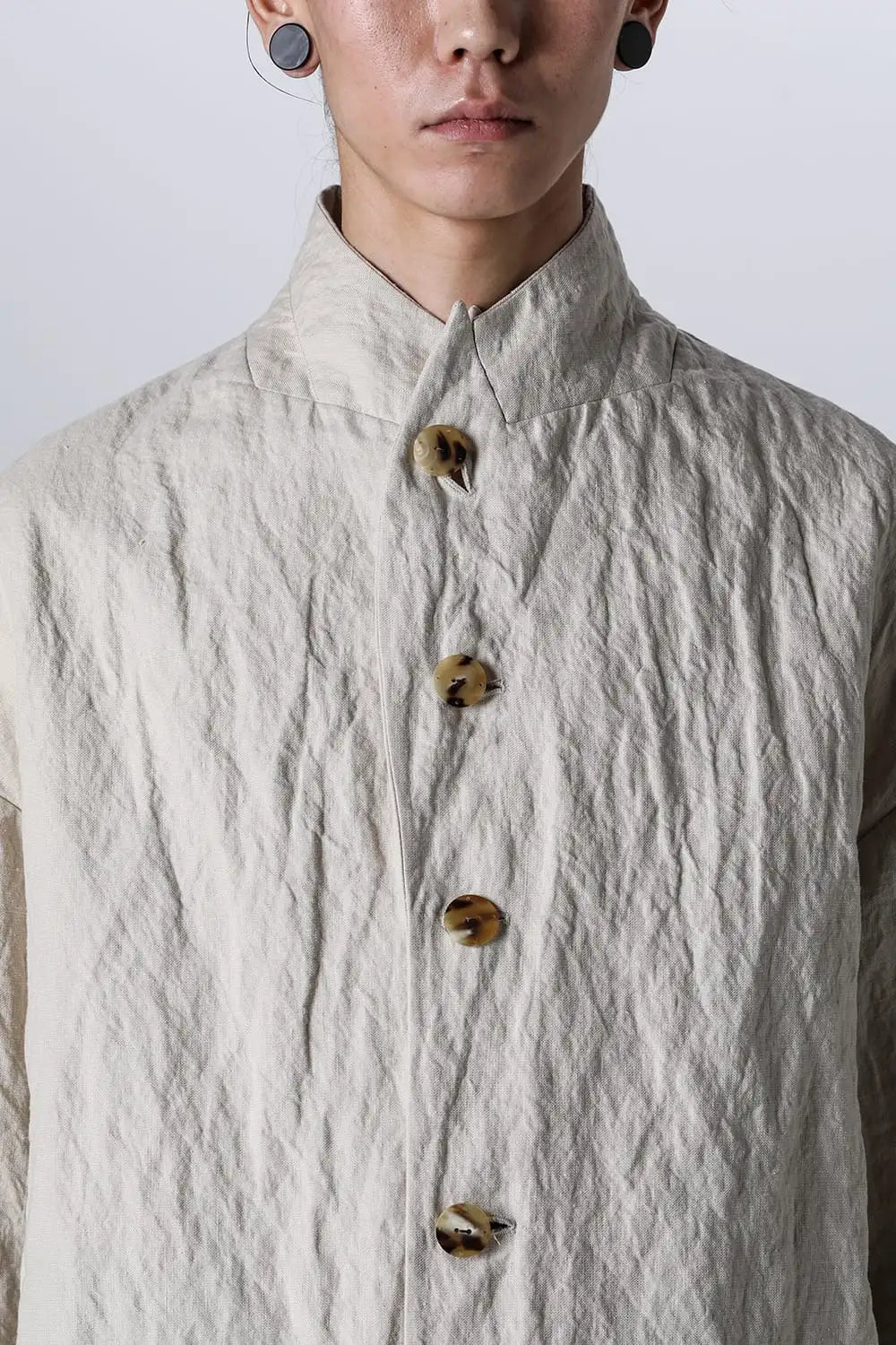 Jacket canapa / cotton metal shrink