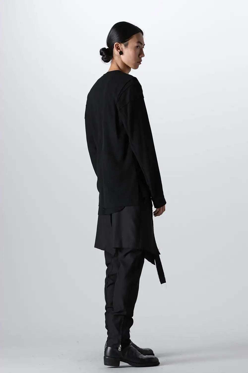 Separated Knit (Vest & 2 Shoulder L/S) Black