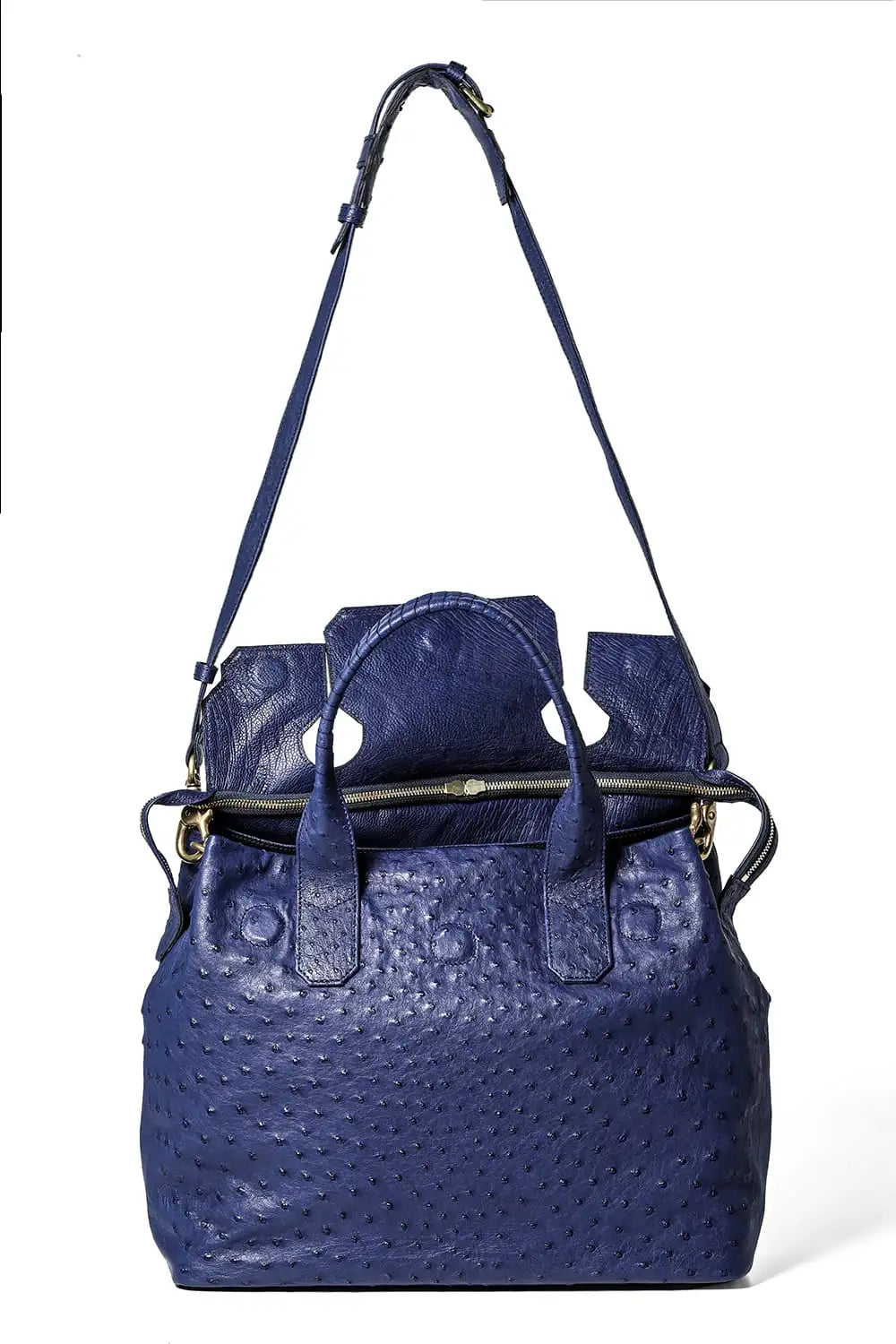 key hole BOSTON Ostrch Blue