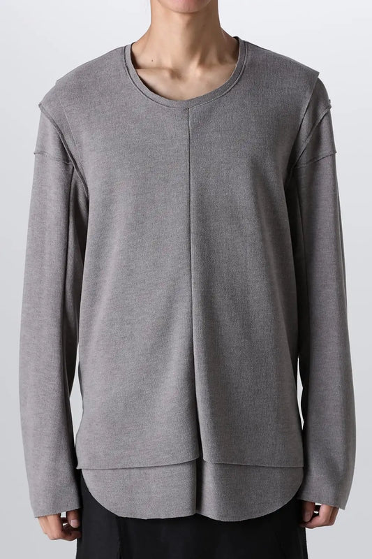 セパレートニット（ベスト & 2ショルダーL/S） L.Gray