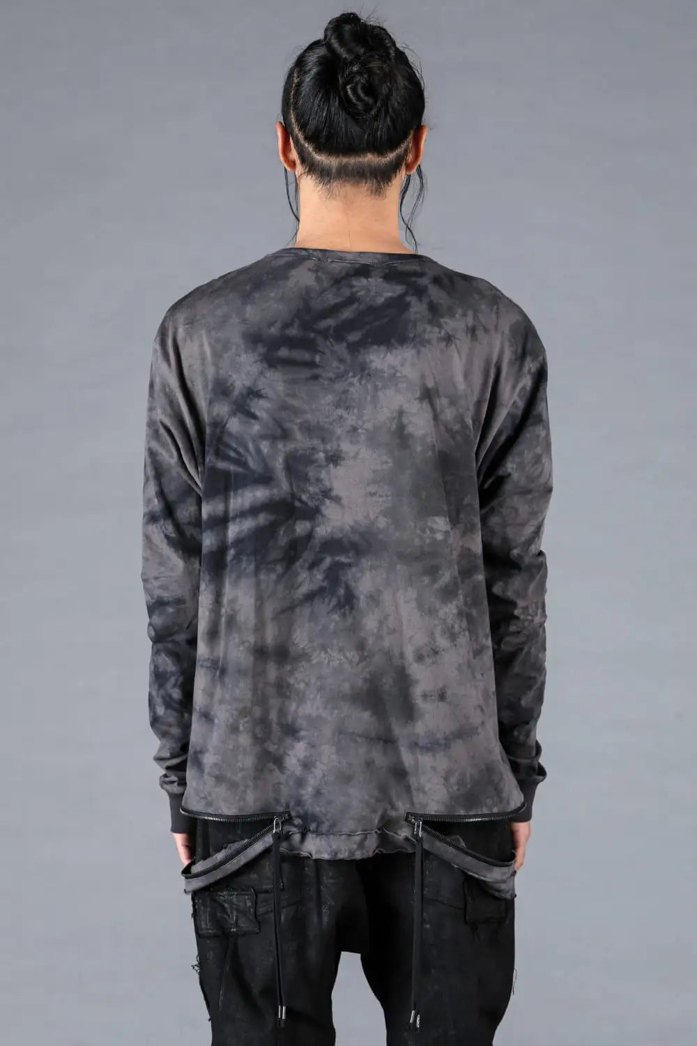 30/- Soft Cotton Jersey Zip Open Long Sleeve T-Shirt Dust