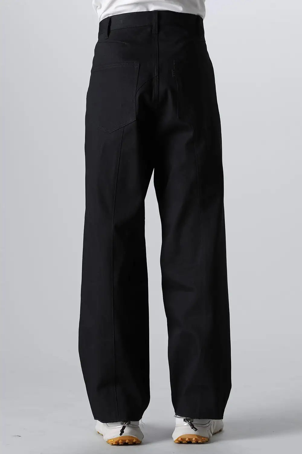 Denim Wide Pants  Black