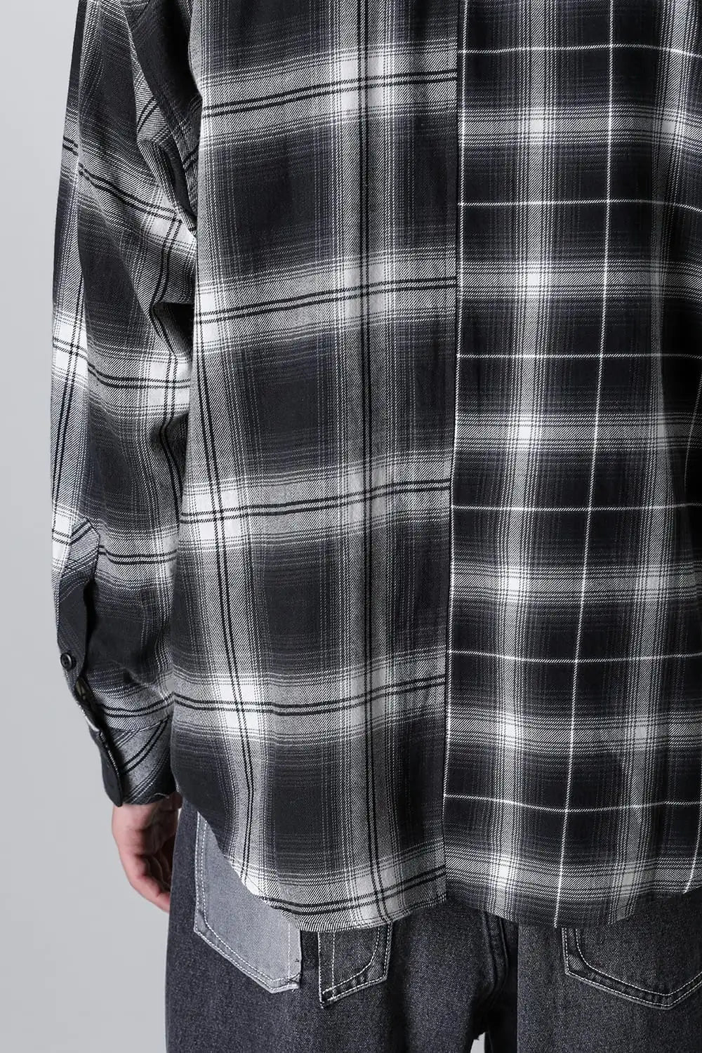 ドッキングシャツ ブラック