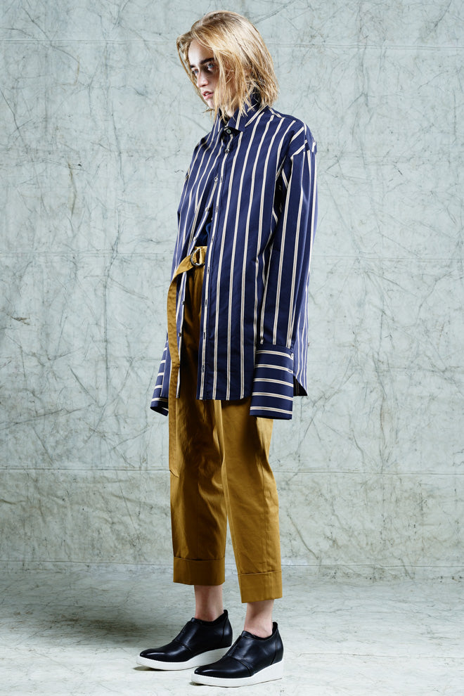LINE STRIPE LOOSE SHIRTS