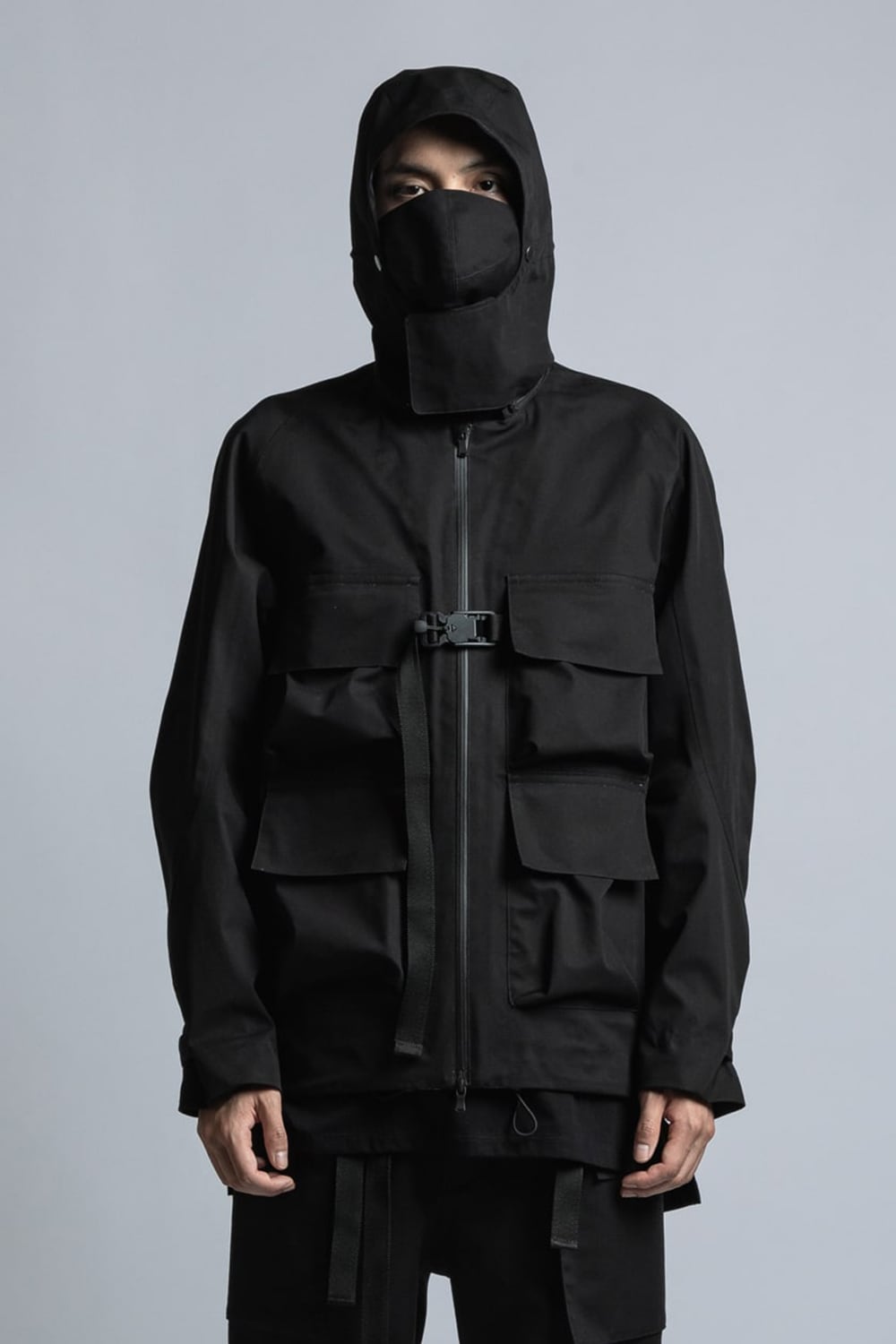 CORDURA NYLON COTTON 3Layer Mountain Jacket Black