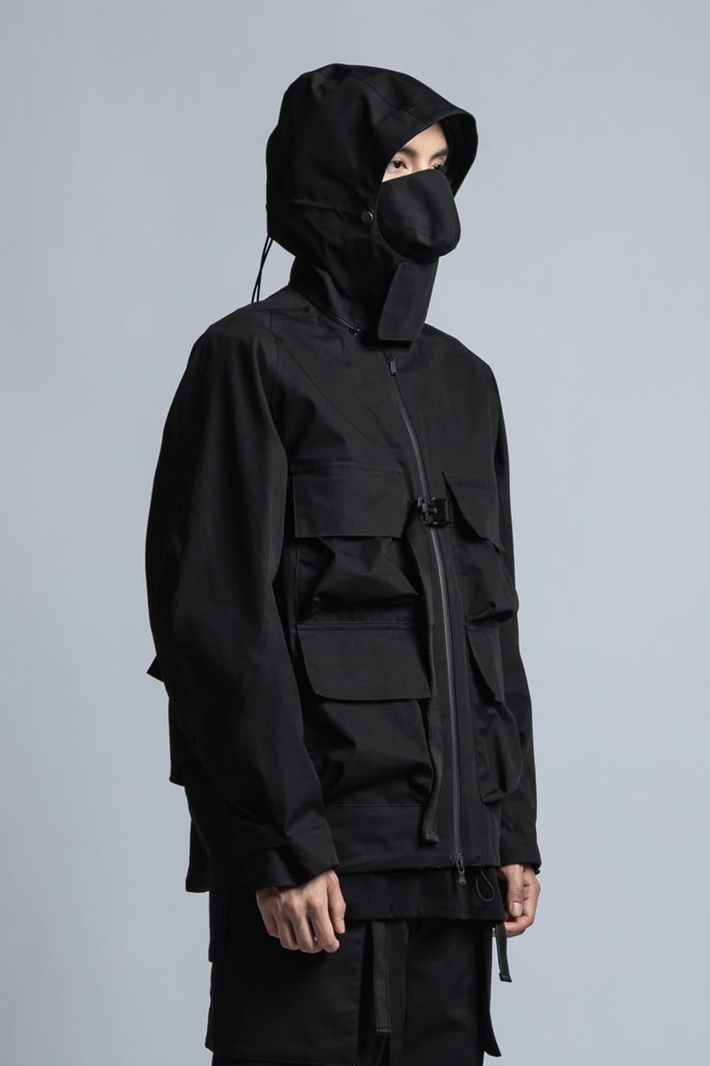 CORDURA NYLON COTTON 3Layer Mountain Jacket Black