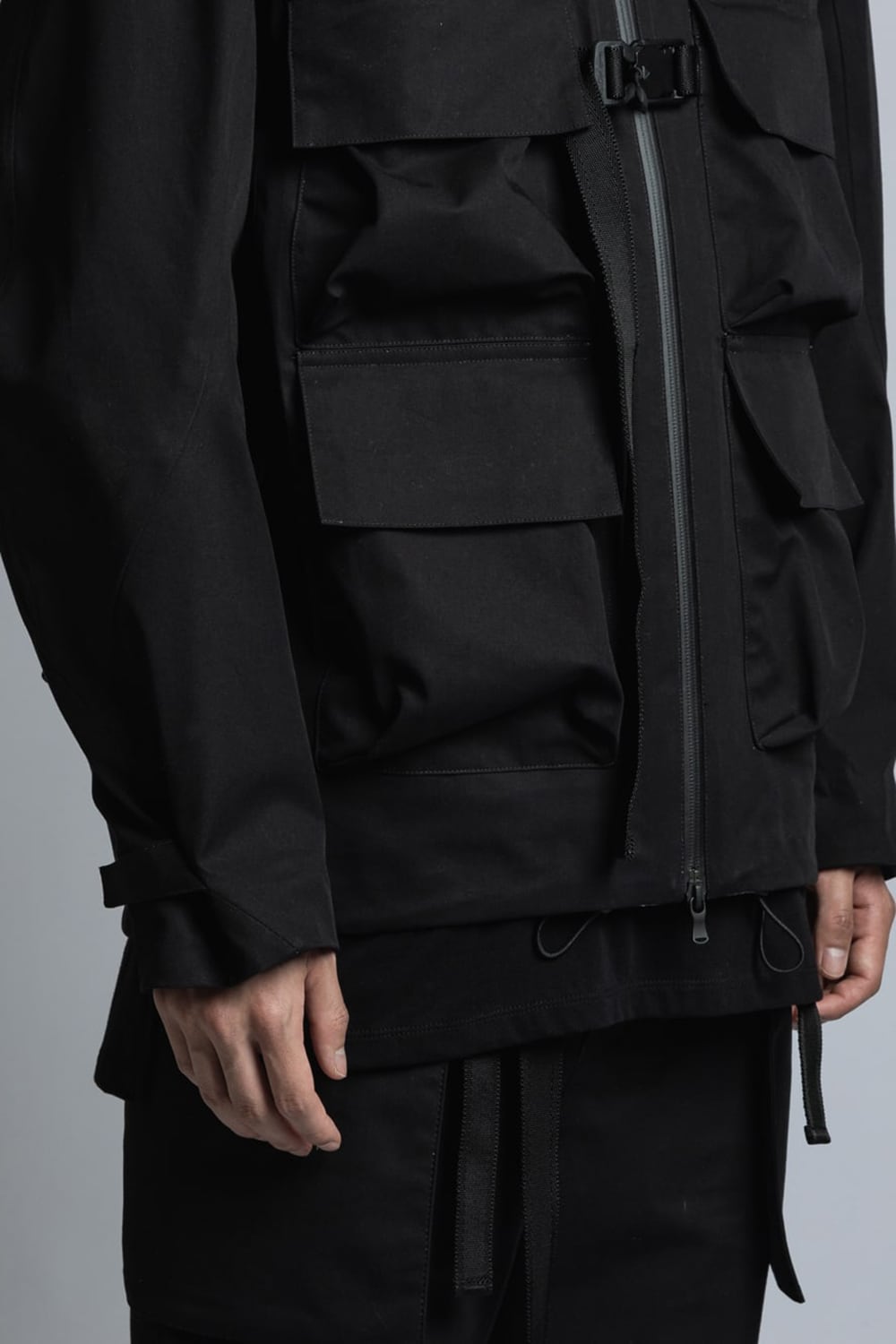 CORDURA NYLON COTTON 3Layer Mountain Jacket Black