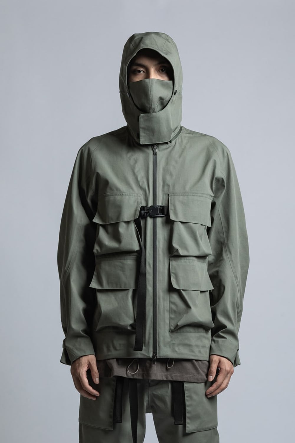 CORDURA NYLON COTTON 3Layer Mountain Jacket Sage Green