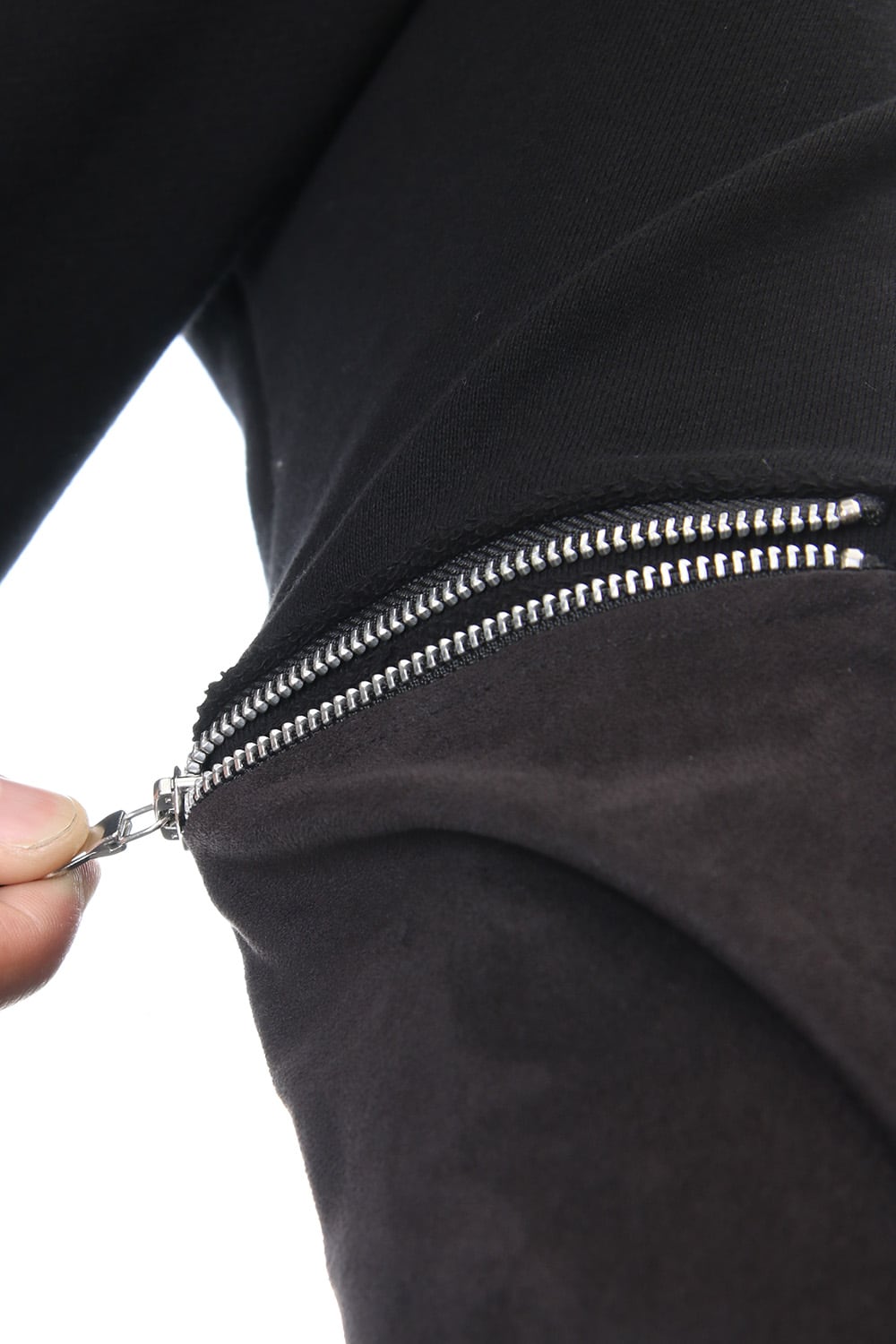 Removable Sleeves Pullover  - blk/flblk