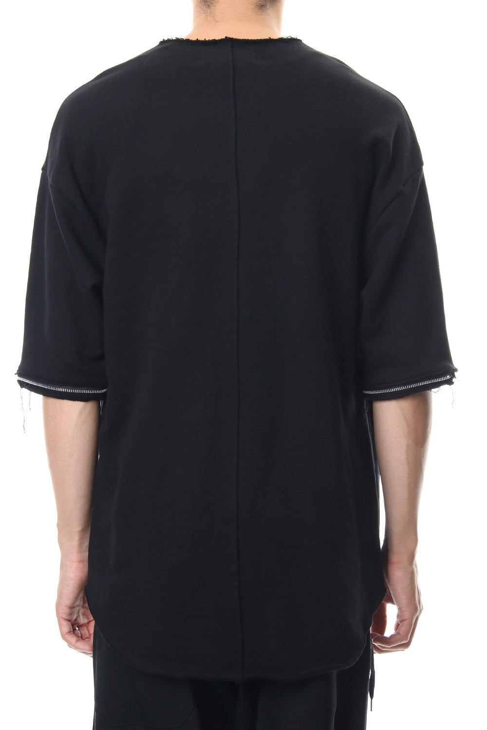Removable Sleeves Pullover  - blk/flblk