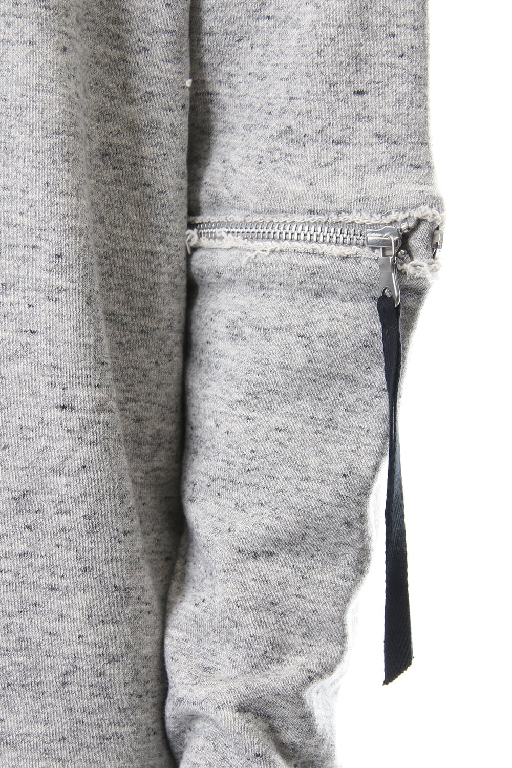 Removable Sleeves Pullover  - snowgray
