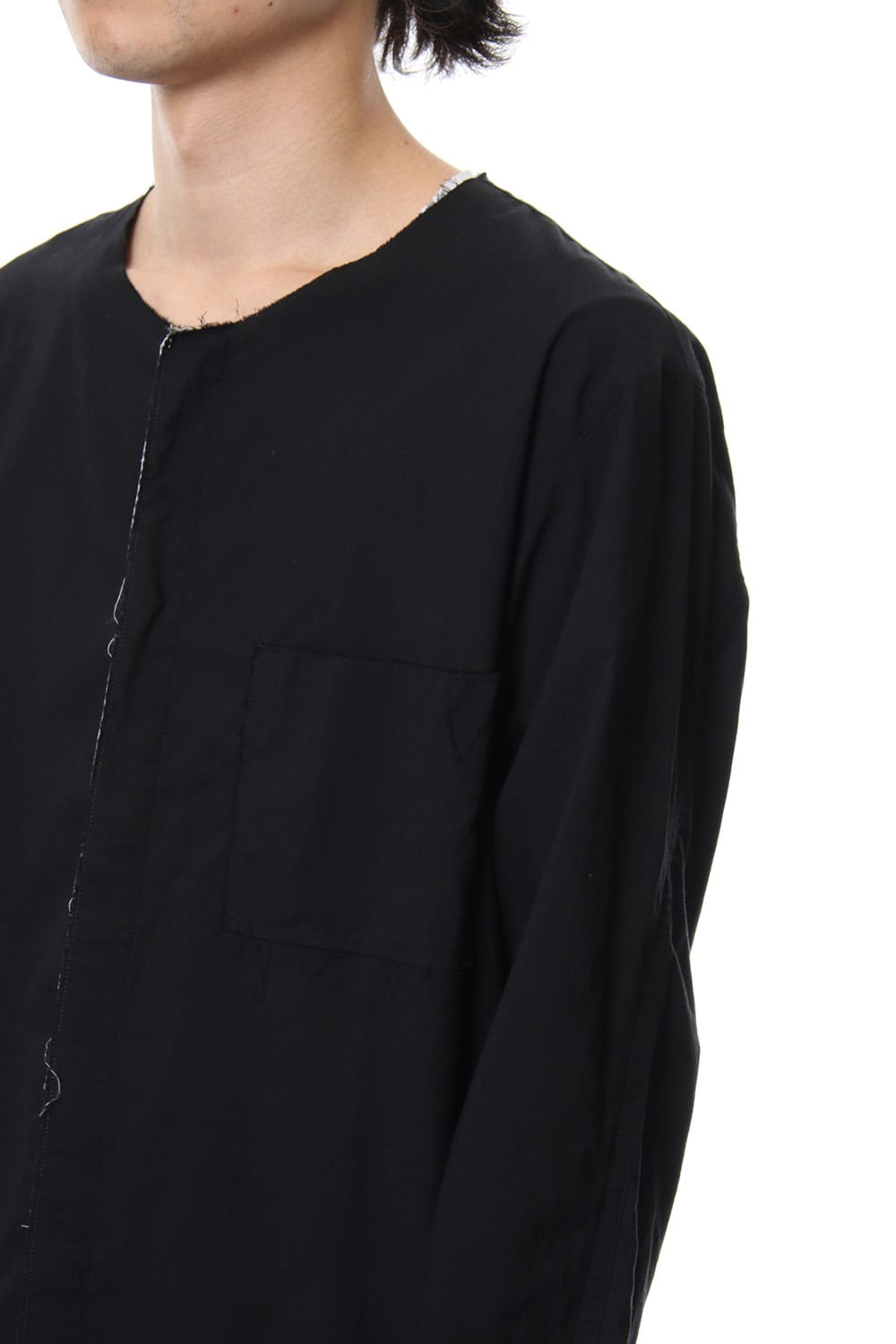 No color ribbon shirts Black