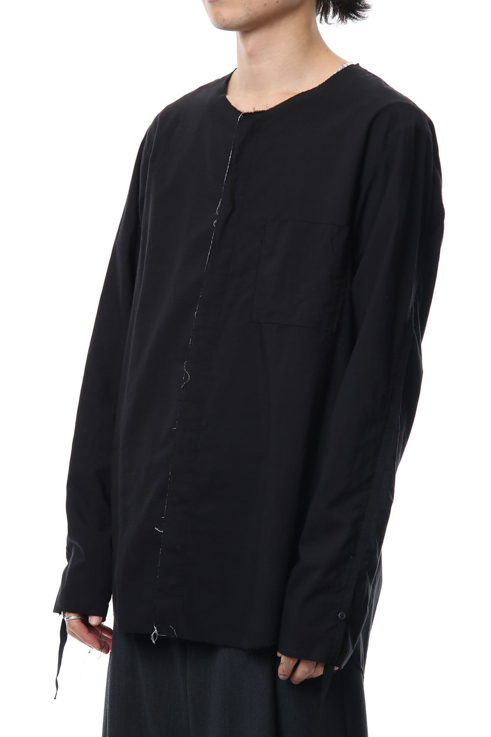 No color ribbon shirts Black