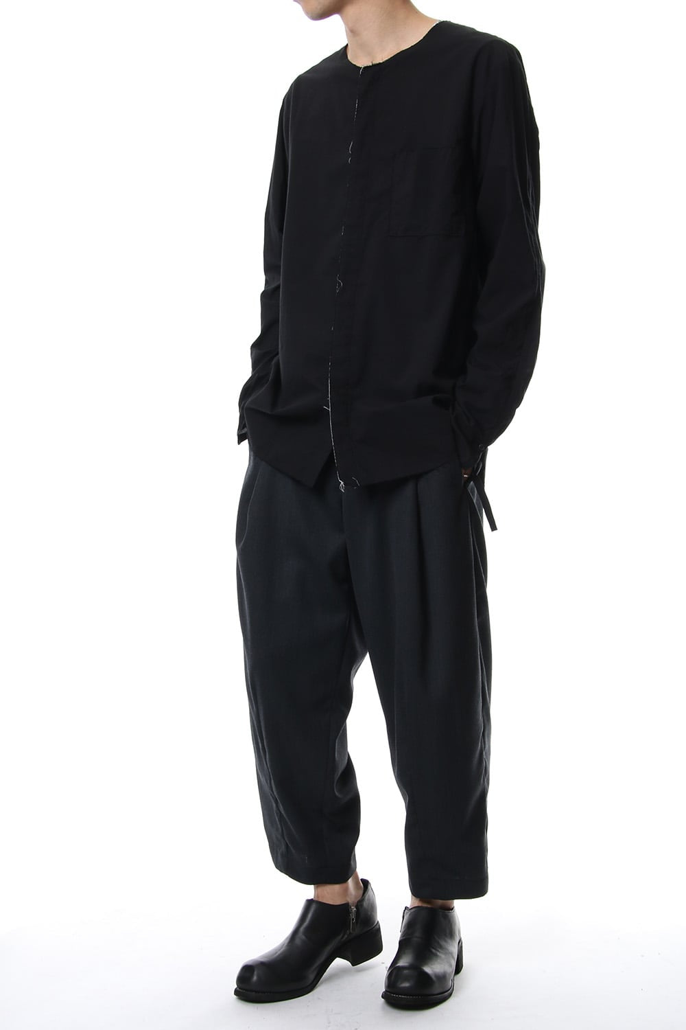 No color ribbon shirts Black