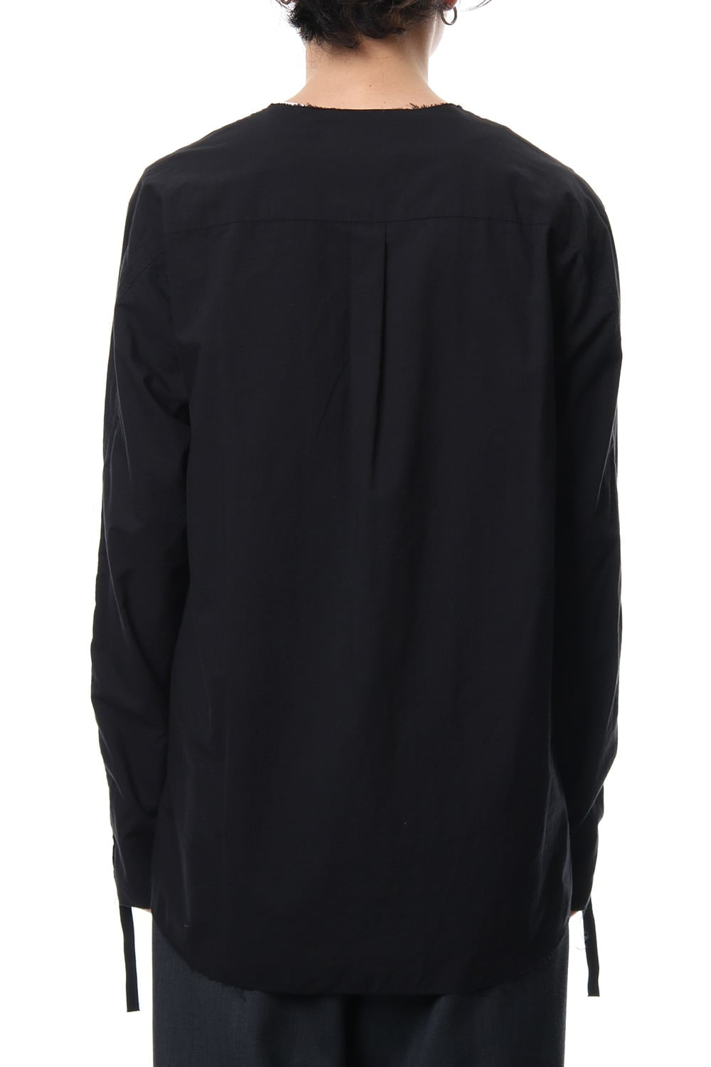 No color ribbon shirts Black