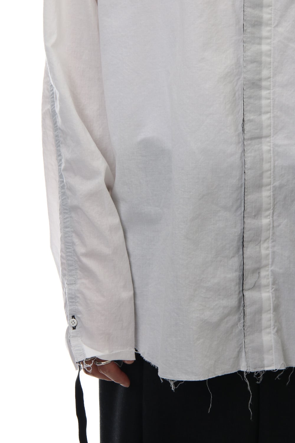 No color ribbon shirts - White