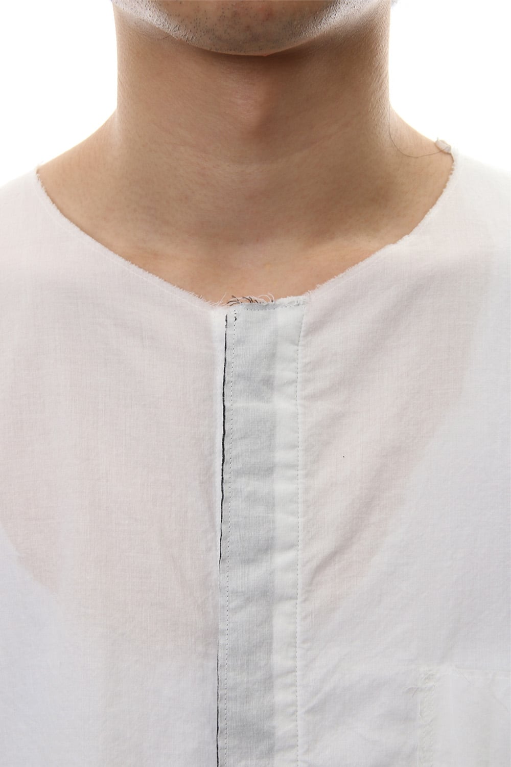 No color ribbon shirts - White