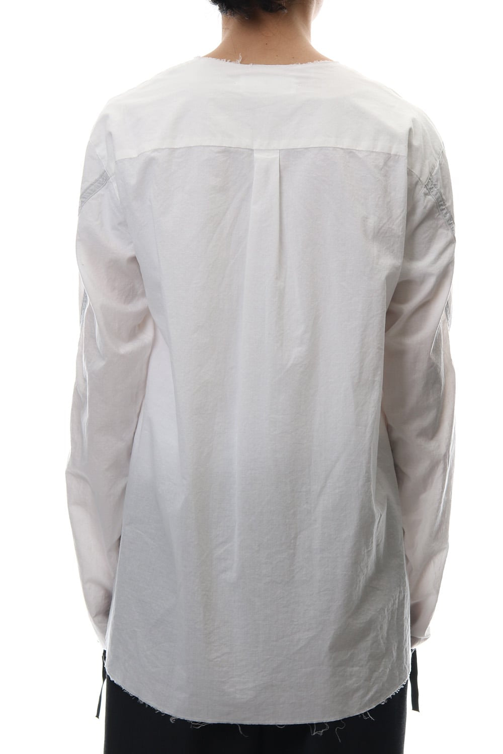 No color ribbon shirts - White