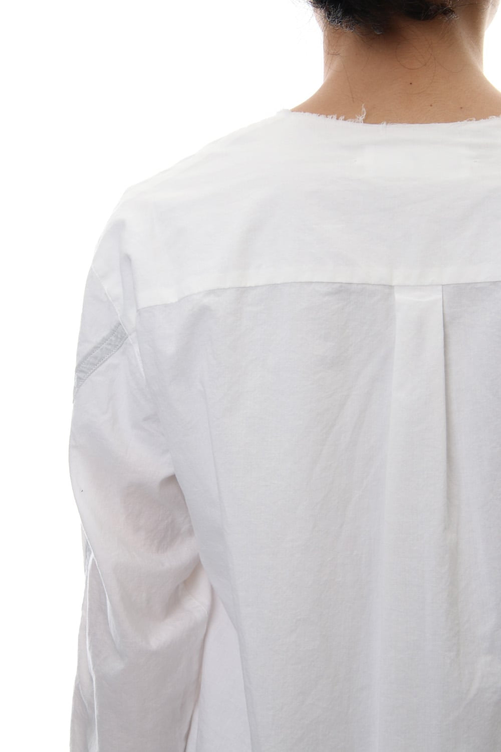 No color ribbon shirts - White