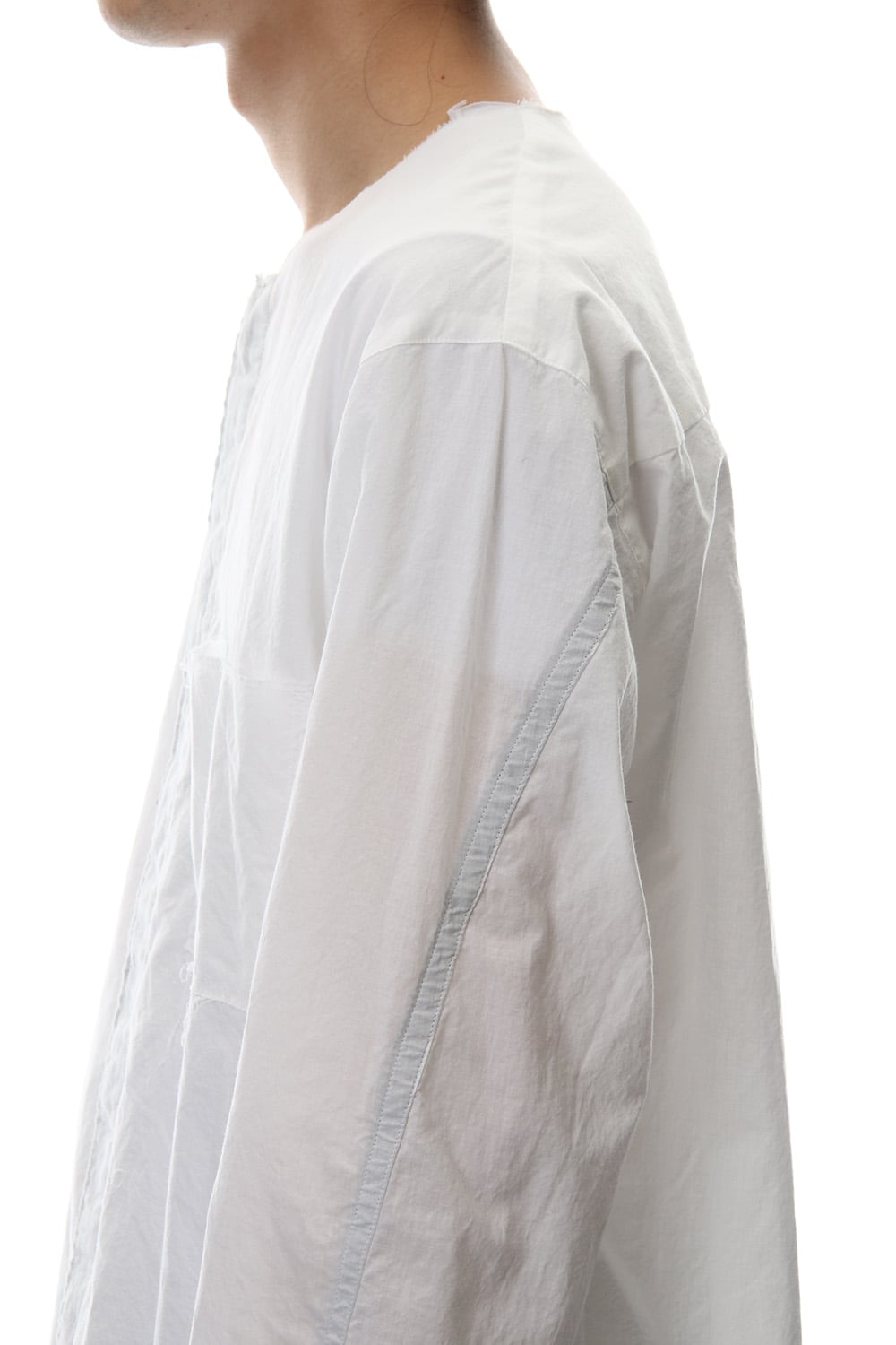 No color ribbon shirts - White