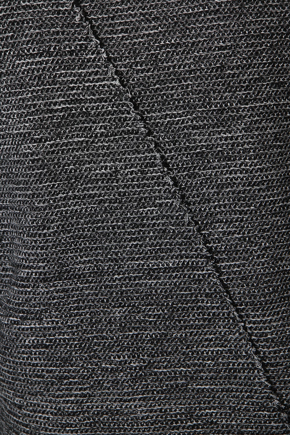 Layered Slash Knit - MIX/WHT