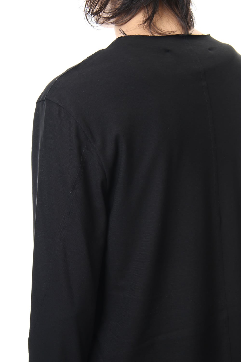 Layered Cutsew L/S - black