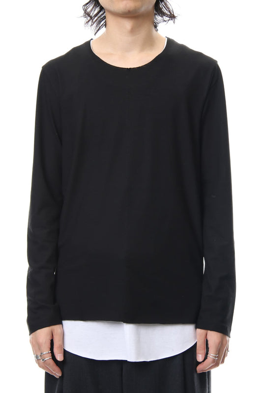 Layered Cutsew 3RD - BLK/WHT