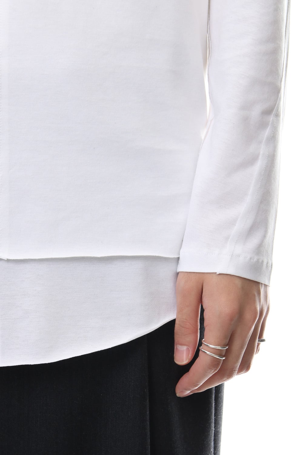 Layered Cutsew 3RD - White