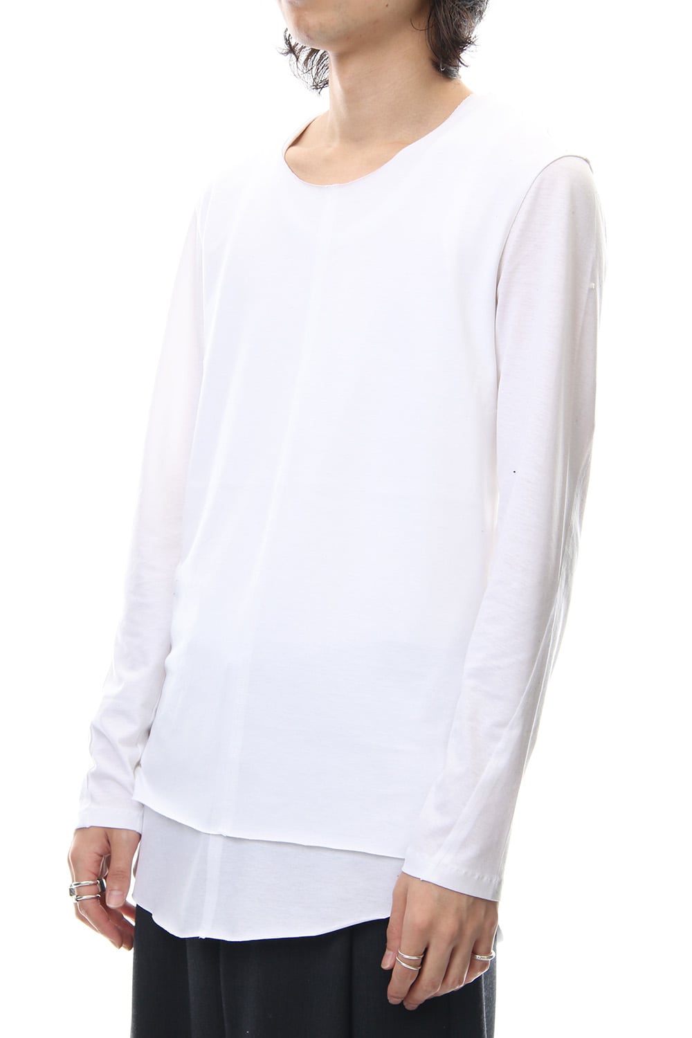 Layered Cutsew 3RD - White