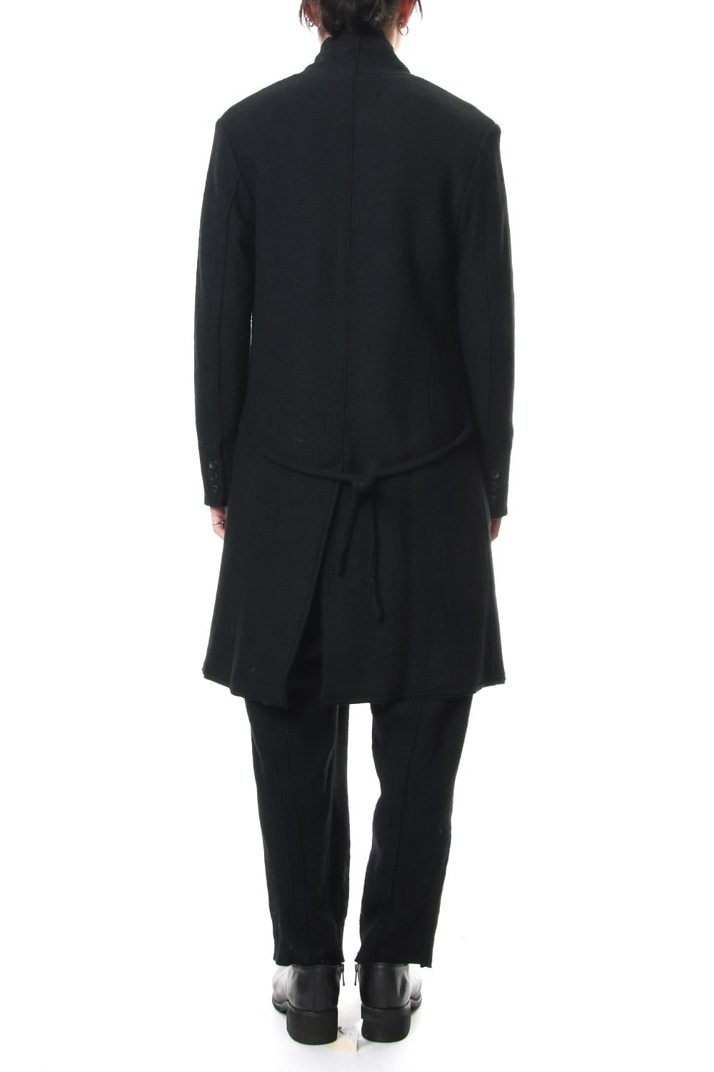 2way Collar Coat - blk