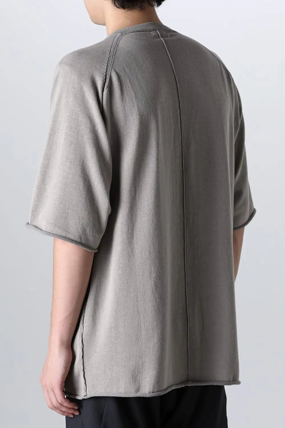 Short sleeve High twist cotton Light Gray