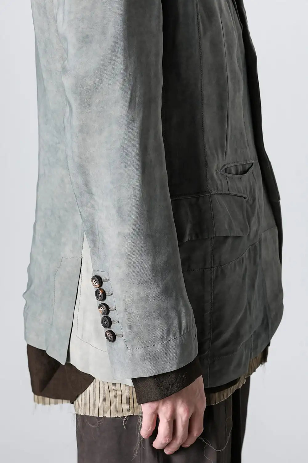 ルーズフィット 2ボタン ブレザー