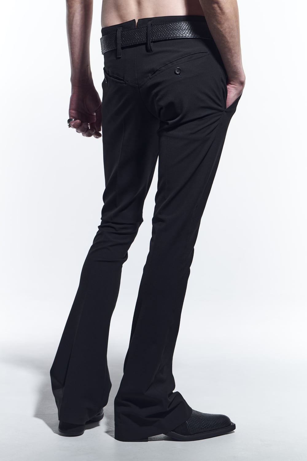 Flare Slacks Grey