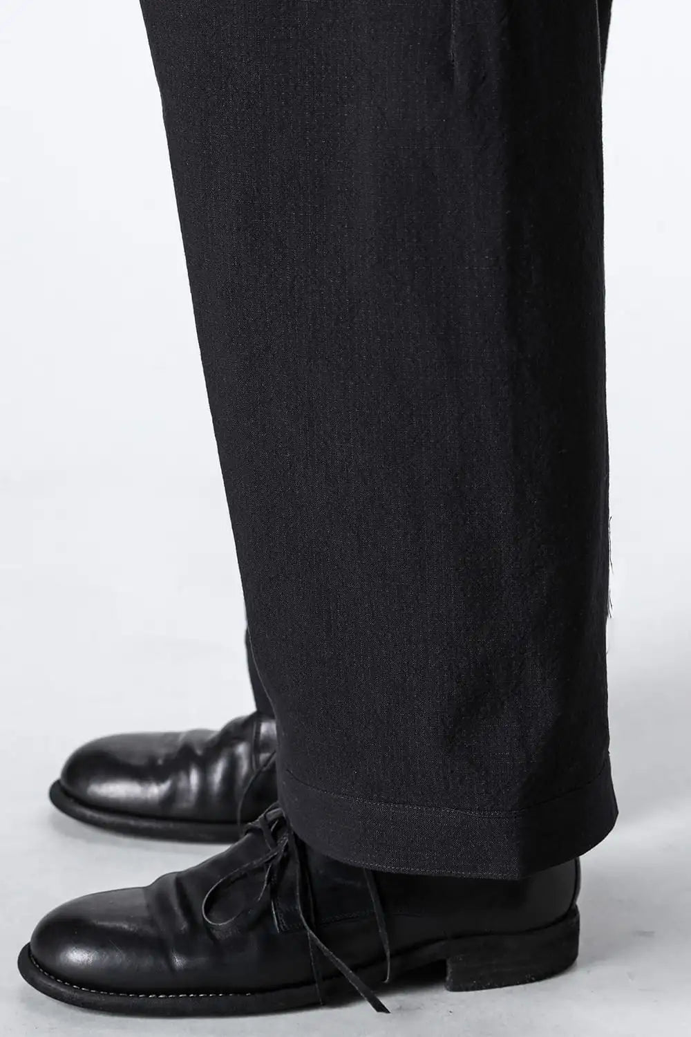 TROUSERS#80 Coarse Dense Twill Black