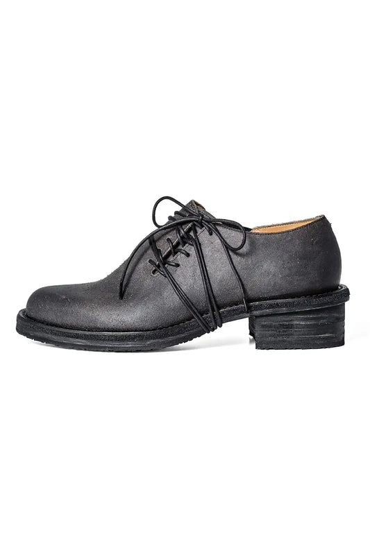 Diagonal Lace-up Derby Shoes  D.Gray