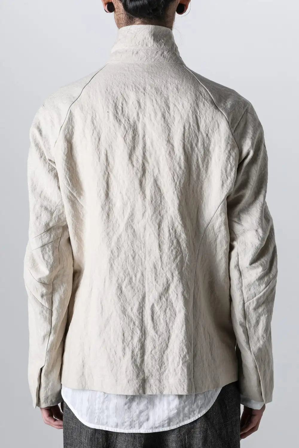 ジャケット カナパコットンメタルシュリンク