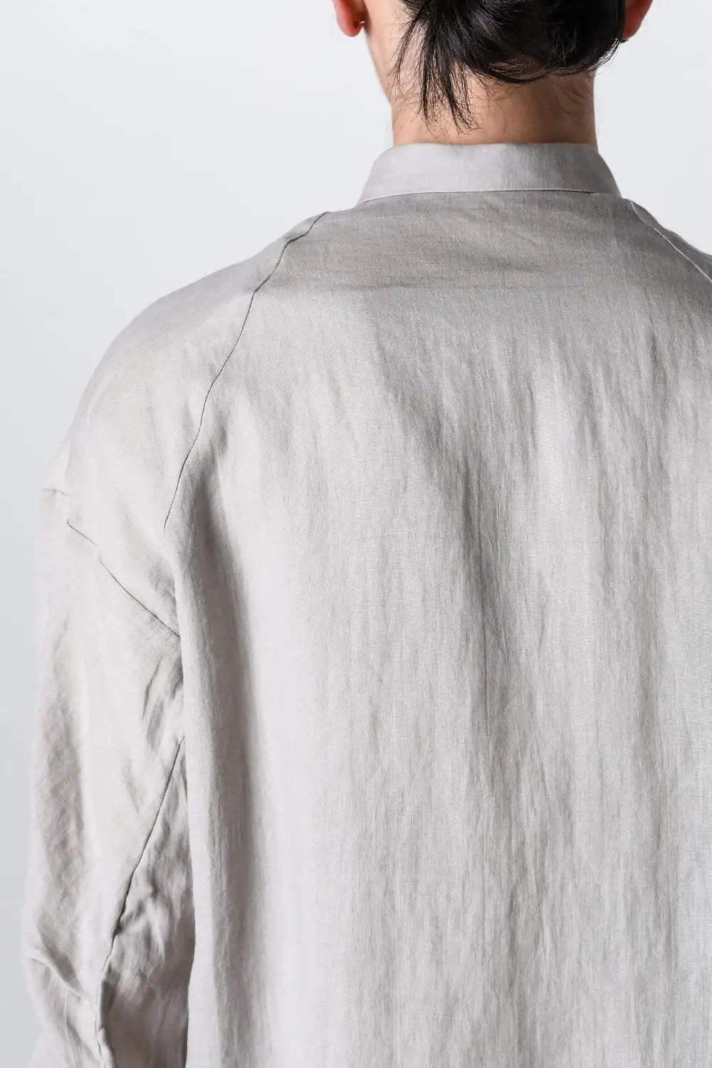 シャツ ルーズフィット ラミー Ecru