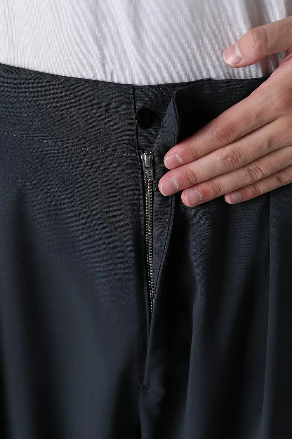 Two Tucks Tapered Trousers