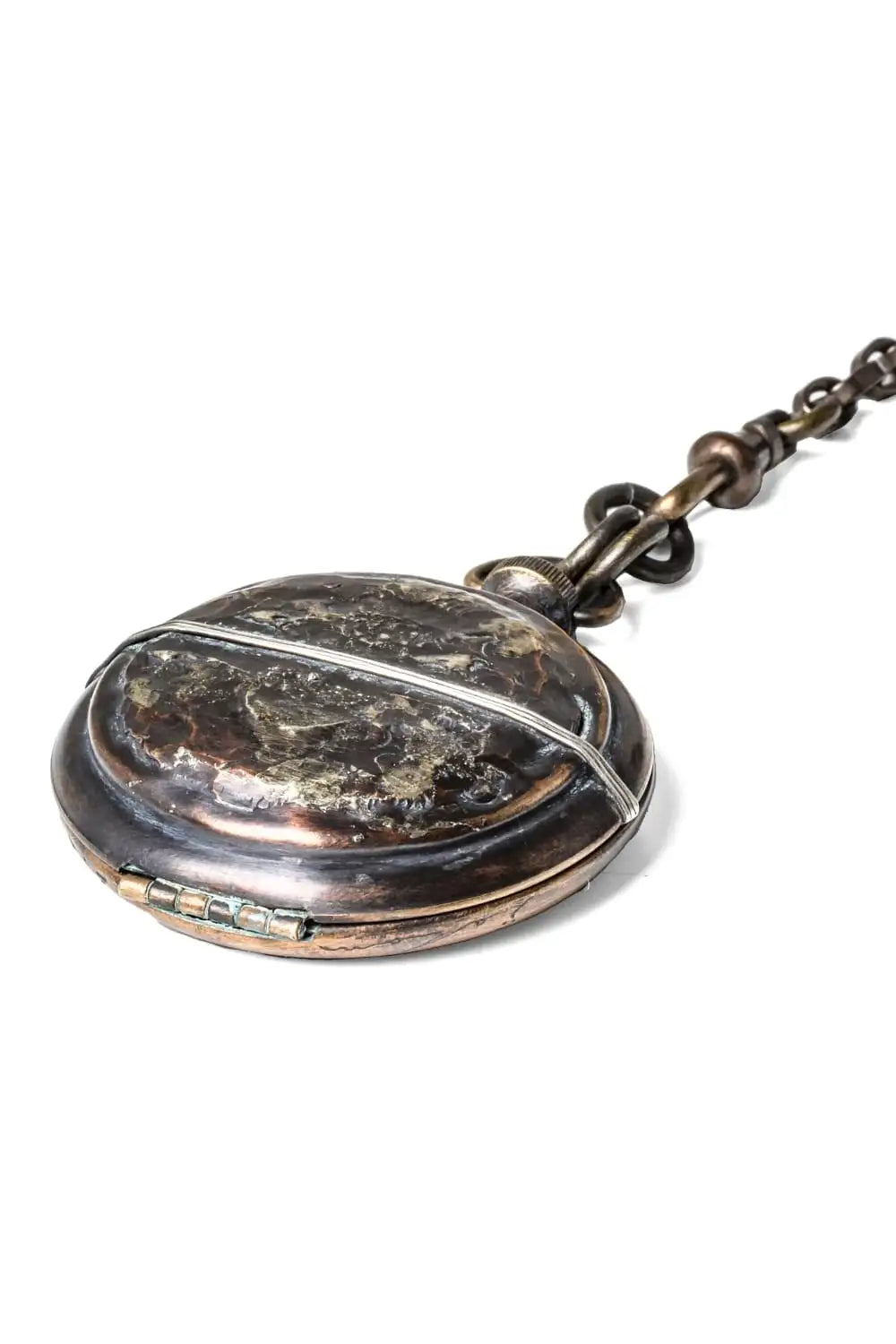 Thin Metal Wire Pocket Watch Style Pendent 85