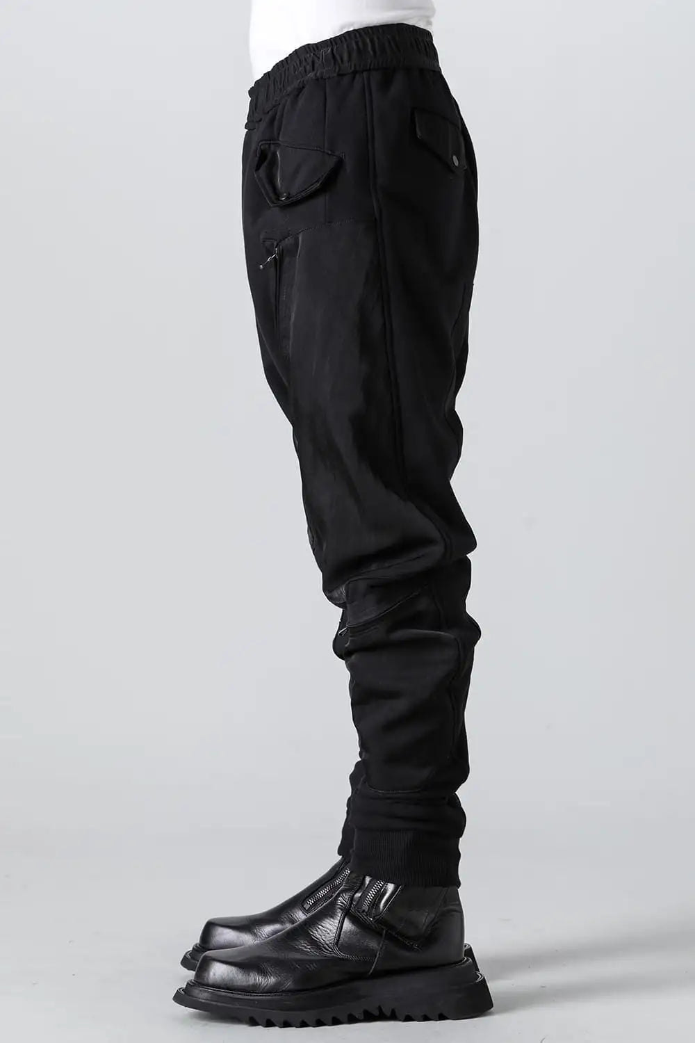 Cotton Sweat Long Zip Pants